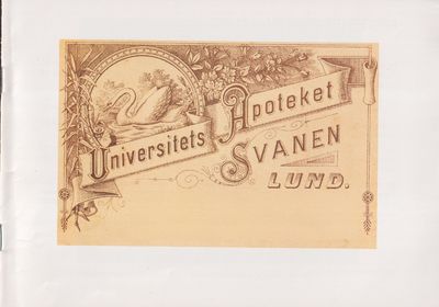 Universitetsapoteket Svanen Lund [= omslagstitel].