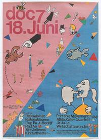(Poster): Doc 7. 18 Juni. Musik Theater Aktionen Disco Fest