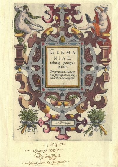 Germaniae tabule geographicæ. Per Garardum…