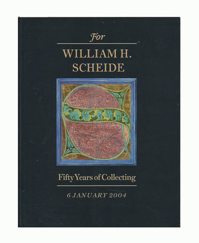 For William H. Scheide. Fifty Years of…