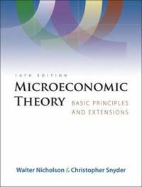 Microeconomic Theory: Basic Principles and Extensions