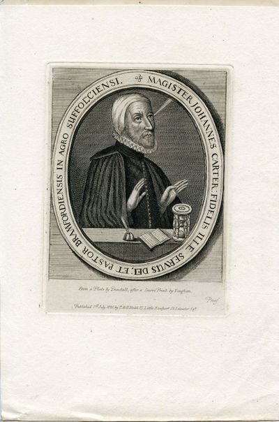 Engraved Portrait by Dunstall after Vaughan