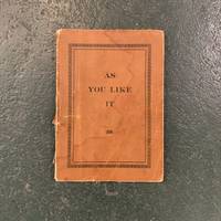 As You Like It: Cook Book