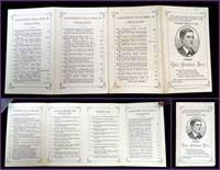 This card contains maxims of wisdom and humor, and valuable information for business men - a charity for The One-Armed Boy