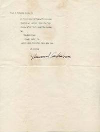 Author Sherwood Anderson Autographs Books For A Fellow Writer