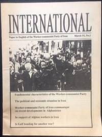 image of International: Paper in English of the Worker-communist Party of Iran. No. 2 (March 1993)