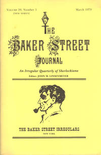 THE BAKER STREET JOURNAL ~ An Irregular Quarterly Of Sherlockiana ~ March 1979