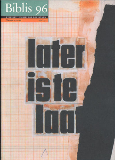 TIDSKRIFTEN BIBLIS 96.
