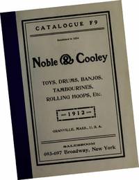 1912 Noble and Cooley Catalogue F9 : Toys Drums Banjos Tambourines Rolling Hoops Etc