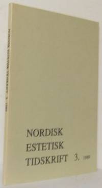Nordisk estetisk tidskrift nr 3 1989.