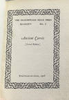 THE SHAKESPEARE HEAD PRESS BOOKLETS. No I [VI]