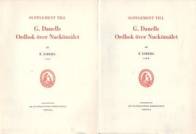 Supplement till G. Danells ordbok över…