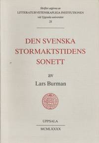 Den svenska stormaktidens sonett.