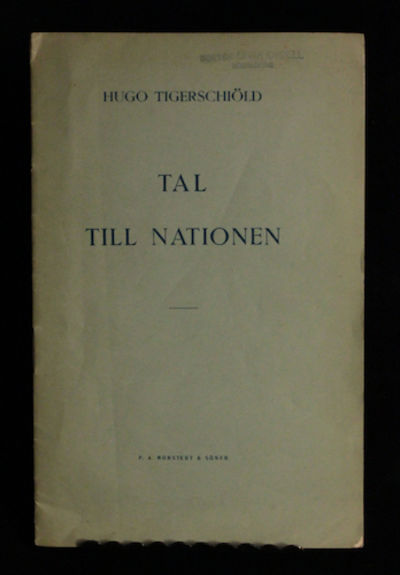 Tal till nationen. Andra tusendet.