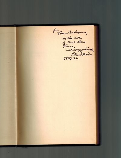 1946-1998: Various Publishers Book. Near Fine. Hardcover. SIGNED AND INSCRIBED BY AUTHOR. First Edit...