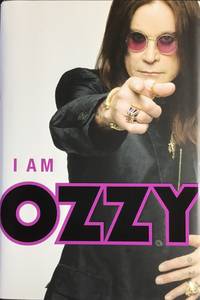 cover of I AM OZZY (Hardcover 1st. - Signed by Ozzy) w/ signing ad & 2 photos of signing)
