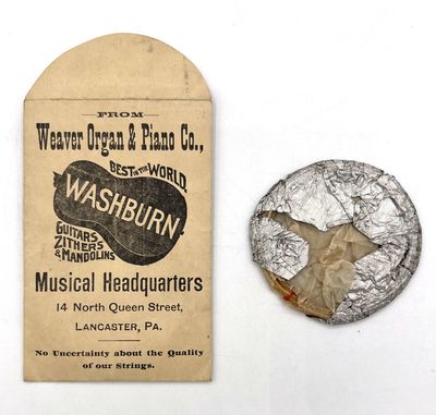 c.1900 Guitar Strings in Original Advertising Envelope