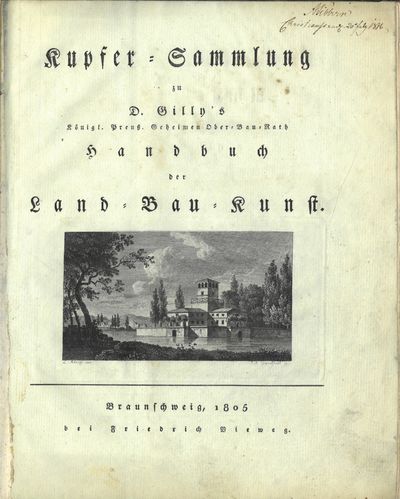 Kupfer-Sammlung zu D. Gilly’s Königl. Preuss.…