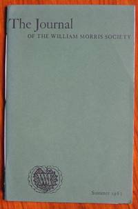 image of The Journal of the William Morris Society Volume I Number 3 Spring 1963
