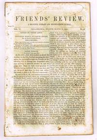 Friends' Review. A Religious, Literary and Miscellaneous Journal. Volume VI, Number 44 (July...