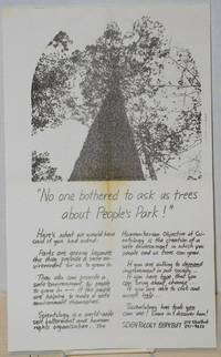 image of No one bothered to ask us trees about People's Park!