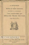 New York: The Grolier Club, 1917. paper wrappers. Grolier Club. 12mo. paper wrappers. 149 pages. Asa...