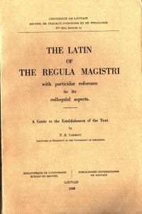 The Latin of the Regula Magistri with particular…