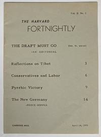 The Harvard Fortnightly. Vol. 2 no. 2 (April 24, 1959)