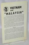 Vietnam and "Malaysia