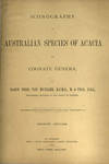 Iconography of Australian Species of Acacia and Cognate Genera (Eighth to Thirteenth Decade) 7 volumes