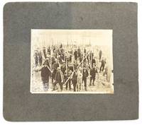 Original Photograph Depicting Barn Raising