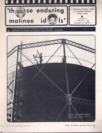 cover of THOSE ENDURING MATINEE IDOLS VOLUME 2 NUMBER 7 A Chronological Look At Sound Serials (1929-1956)