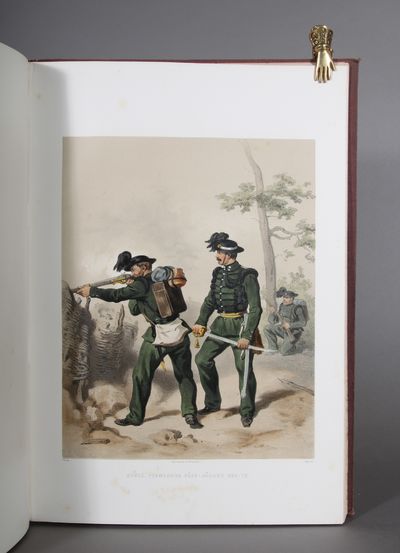 Svenska och norska Arméerna samt flottorna i deras nuvarande uniformering; utförde under H. M. konungens höga beskydd af Fr. v. Dardel. Med en text innefattande hvarje Regementes historik m.m., utarbetad under ledningen af H.K.H. Prins Oskar Fredrik. (photo 4)