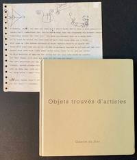 Lettre de Ginsberg a Gregory Corso (The Original Artwork) + the Catalogue "Objets Trouves d"Artistes" in which It Appears