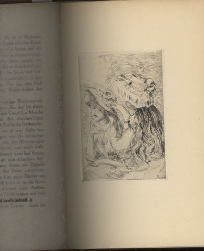 Die Impressionisten. Pissarro, Claude Monet, Sisley, Renoir, Berthe Morisot,Cézanne, Guillaumin. Mit zwei Originalradierungen von Renoir und einemHolzschnitt nach Cézanne (photo 4)