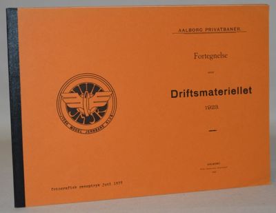 Fortegnelse over Driftsmateriellet 1923.