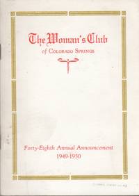 image of The Woman's Club of Colorado Springs Forty-Eighth Annual Announcement 1949-1950