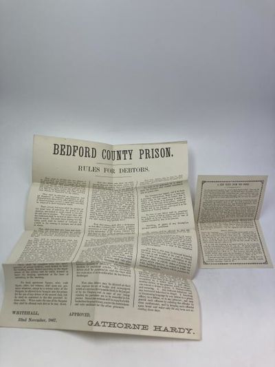 Criminal Statistics for the Year 1871. + 8 other folded sheets, all in different ways related to Bedford County Prison. (photo 2)