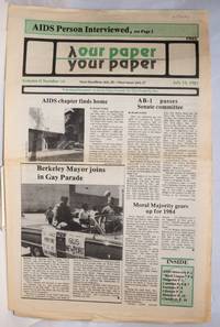 image of Our Paper, Your Paper; the gay family paper of the Santa Clara Valley; vol. 2, #14, July 13, 1983