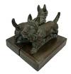 Art Deco Bookends: Scottie Dog