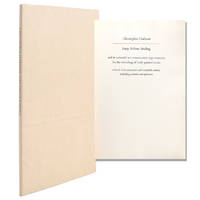 cover of Limp Vellum Binding and its potential as a conservation type structure for the rebinding of early printed books