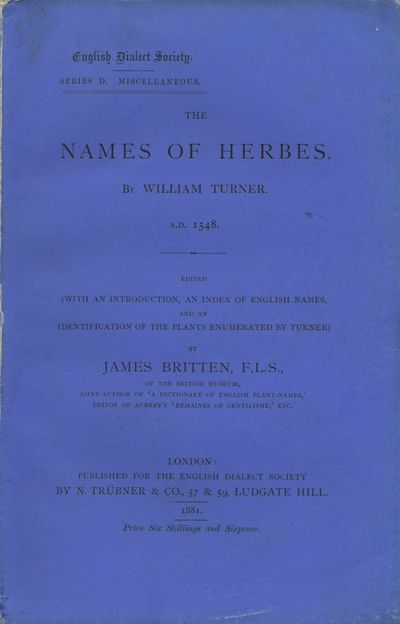 The names of herbes. By William Turner. A. D.…