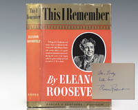 This I Remember. by Roosevelt, Eleanor - 1949