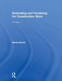 Estimating and Tendering for Construction Work