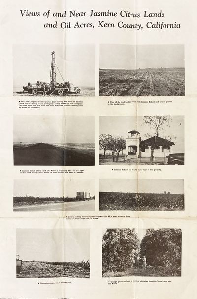 Los Angeles: Manning Barber, Petroleum Properties, Inc, 1940. Very good.. pp., on a single large fol...