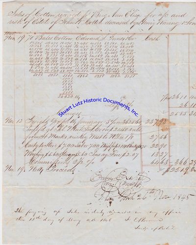 Future Florida Governor, James E. Broome, Signs 1845 Document As Probate Judge