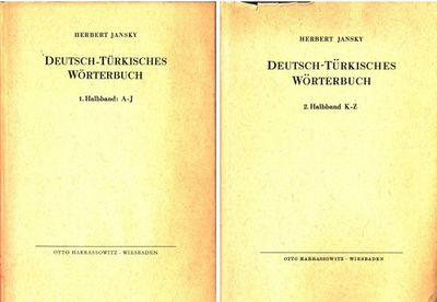 Deutsch-türkisches Wörterbuch. 1. Halbband: A-J.…