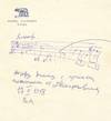 Autograph musical quotation from the composer's Sixth Symphony, signed [in Cyrillic] "D Shostakovich