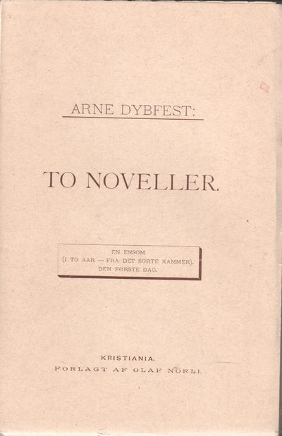 To noveller