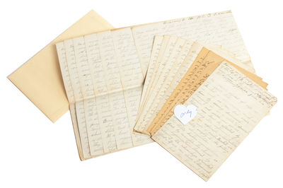 Collection of four manuscript Temperance speeches from an anonymous Midwestern woman